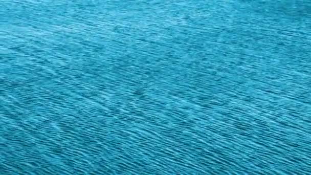 Fondo de agua de mar azul agradable — Vídeos de Stock