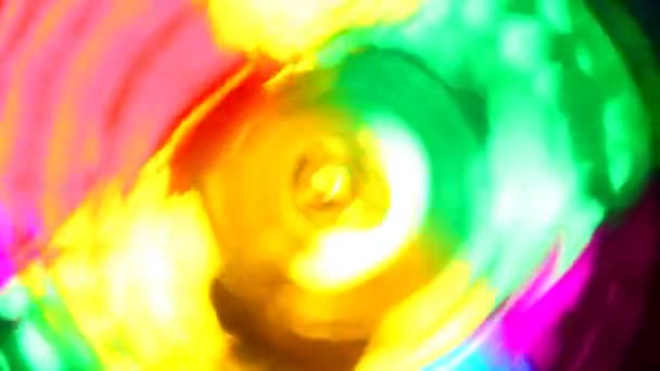 Colores abstractos luces girando — Vídeo de stock