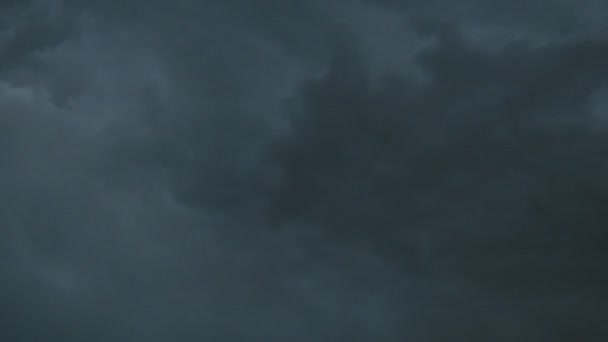 Время - шторм и молния — стоковое видео