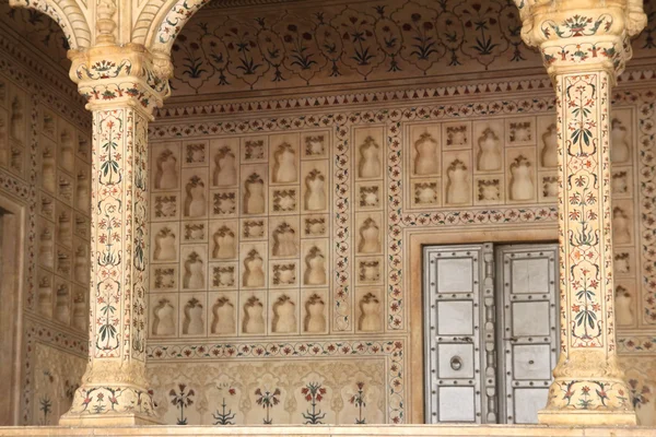 Lugar de Raja em vermelho Agra Fort — Fotografia de Stock