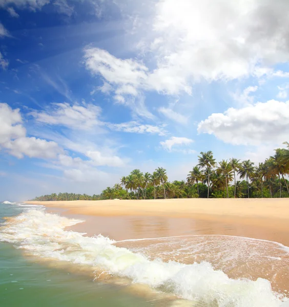 Hermoso paisaje de playa — Foto de Stock