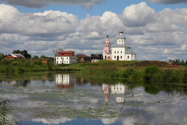 엘리야 선 지 자-수 즈 달 러시아의 교회 — 스톡 사진