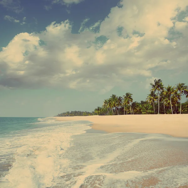 Paisaje de playa - estilo retro vintage — Foto de Stock