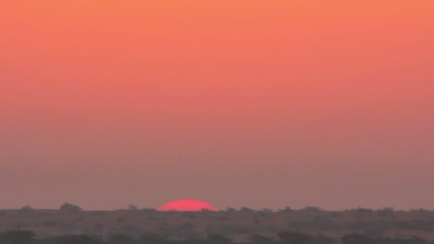 Timelapse con salida del sol — Vídeo de stock