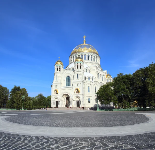 Морской собор в Кронштадте — стоковое фото