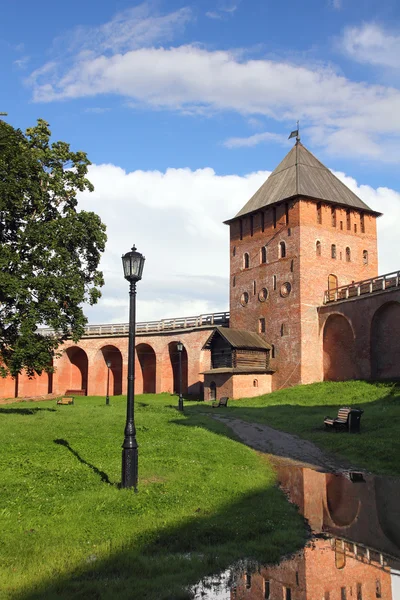 Torre del Cremlino a Veliky Novgorod — Foto Stock