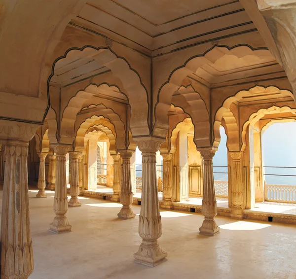 Sloupce v paláci - jaipur Indie — Stock fotografie