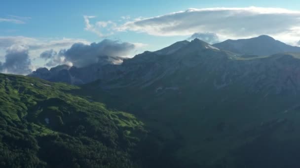 Yazın Oshten Dağı Yakınlarında Adygea Kafkasya Dağları — Stok video