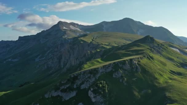 Vista Aérea Alrededor Del Monte Oshten Verano Adygea Montañas Del — Vídeos de Stock