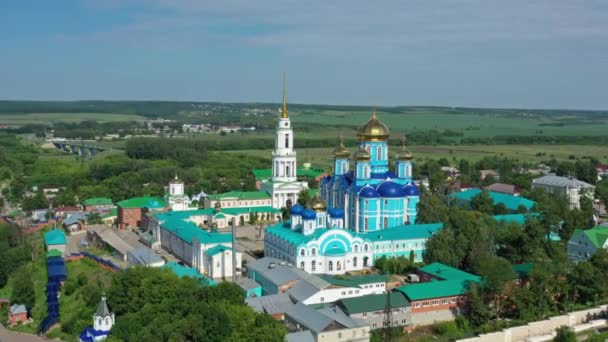 Zadonsky Nativity-Bogoroditsky Monastery — Stock Video