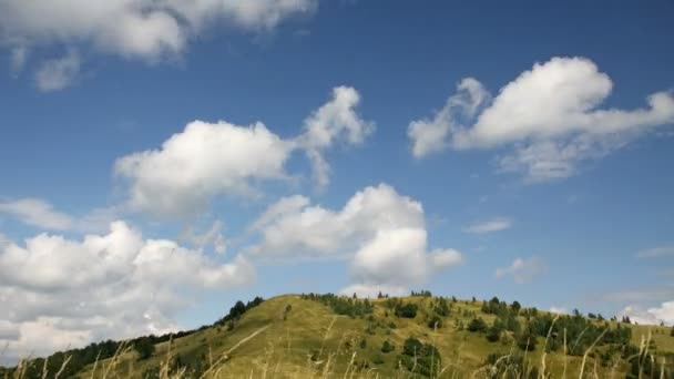 Horská krajina timelapse — Stock video