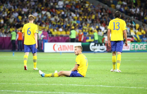UEFA EURO 2012 jogo Suécia vs Inglaterra — Fotografia de Stock