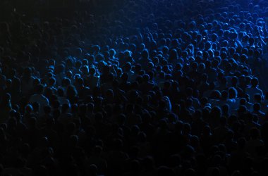 Kalabalığı eğlendirmekten Konser Salonu'nda