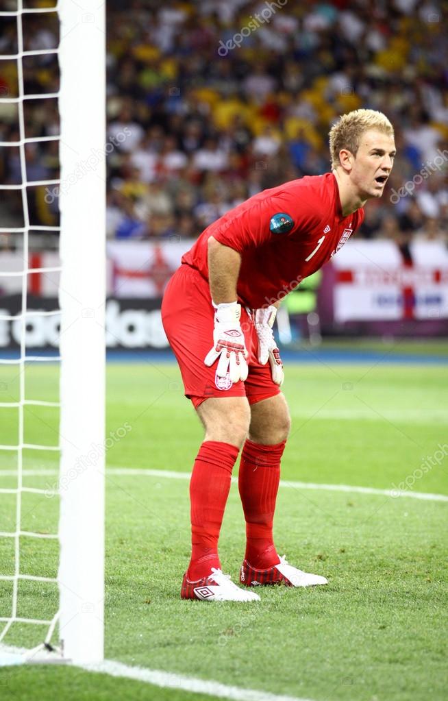 Вратарь Сборной Англии Джо Харт – Стоковое Редакционное Фото.