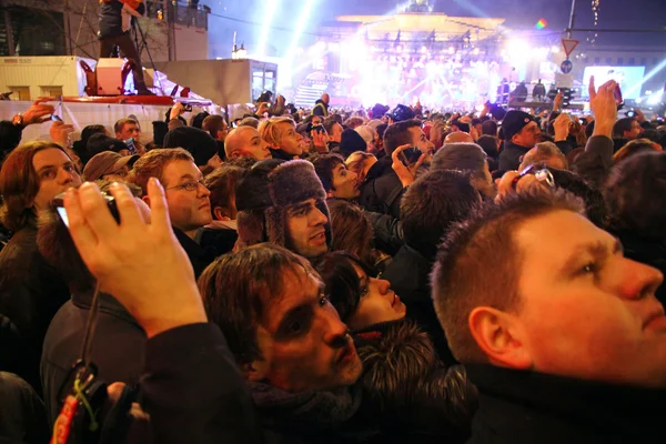 New Year celebrations in Berlin, Germany — Stock Photo, Image