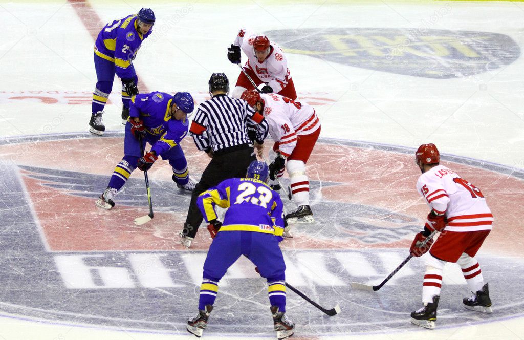 Icehockey game Ukraine vs Poland Stock Editorial Photo © katatonia82