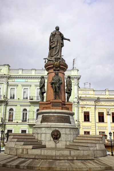 Monumento à imperatriz Catarina Magna em Odessa — Fotografia de Stock