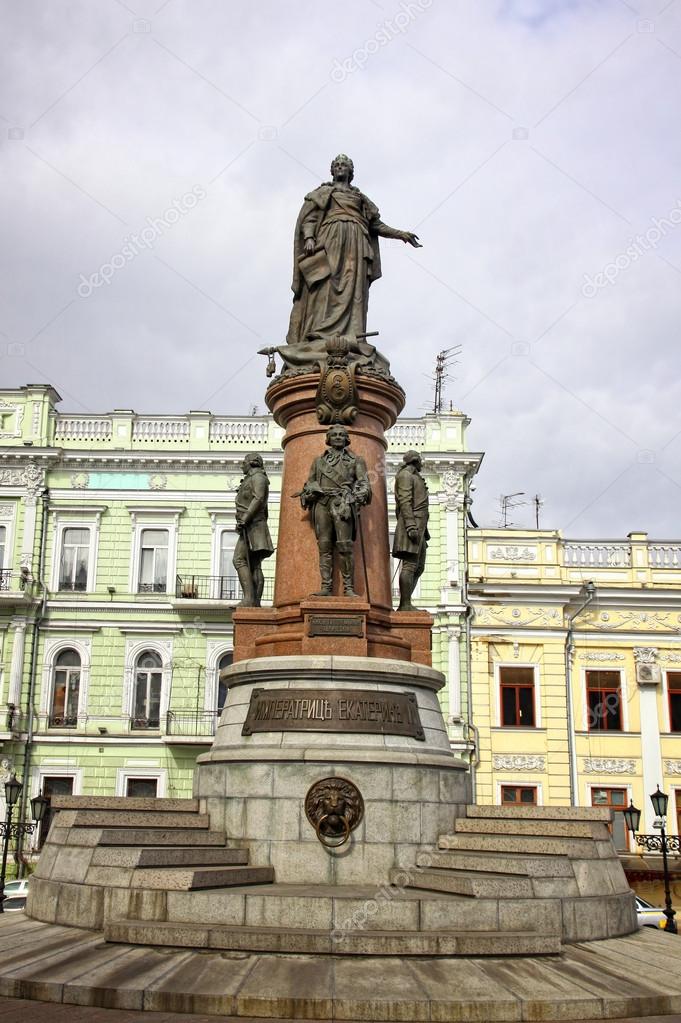 Monument to Empress Catherine the Great in Odessa