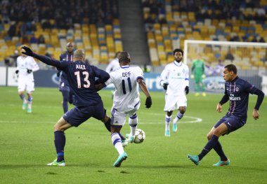 psg ve fc Dinamo Kiev arasındaki UEFA Şampiyonlar Ligi