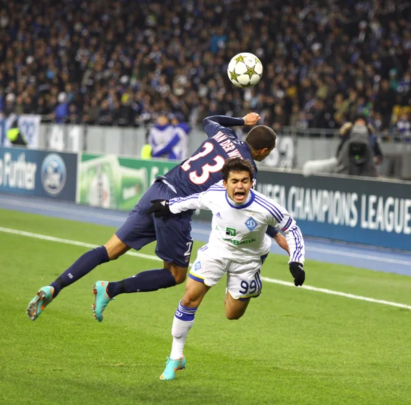 Uefa-Champions-League-Spiel zwischen PSG und FC Dynamo Kiew — Stockfoto