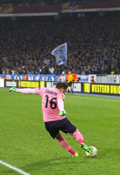 Goalkeeper Cedric Carrasso of FC Girondins de Bordeaux — Stock Photo, Image