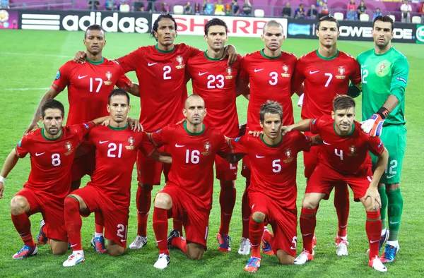 Portugal herrlandslag i fotboll — Stockfoto