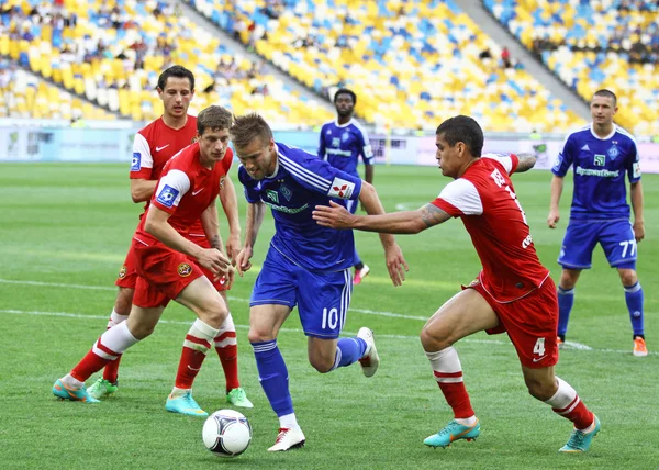 Juego de fútbol Dynamo Kiev vs Metalurh Zaporizhya — Foto de Stock