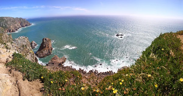 Punkt najbardziej zachodniej Europy, cabo da roca, Portugalia — Zdjęcie stockowe