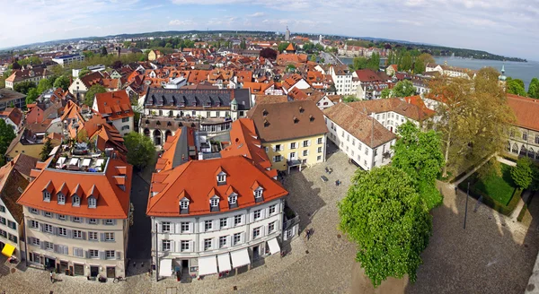 Panoramisch uitzicht van konstanz stad, Duitsland — Stockfoto