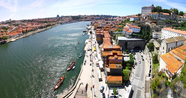Panoramatický pohled na město porto, Portugalsko — Stock fotografie