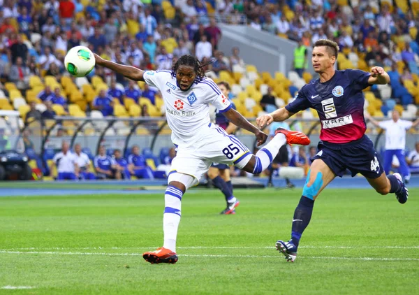 Dieumerci Mbokani of Dynamo Kyiv — Stock Photo, Image