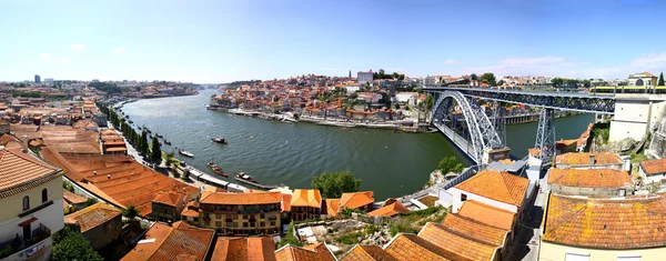 Panoramablick auf stadt porto, portugal — Stockfoto