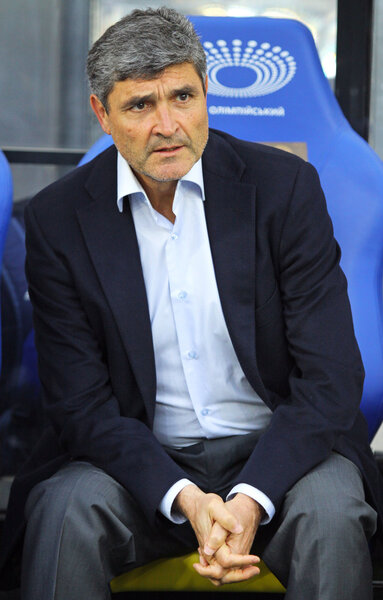 FC Dnipro manager Juande Ramos