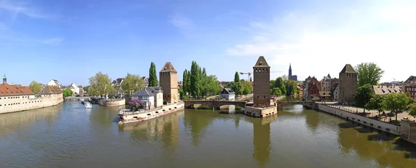 Панорамний вид на місто Strasbour, Франції — стокове фото