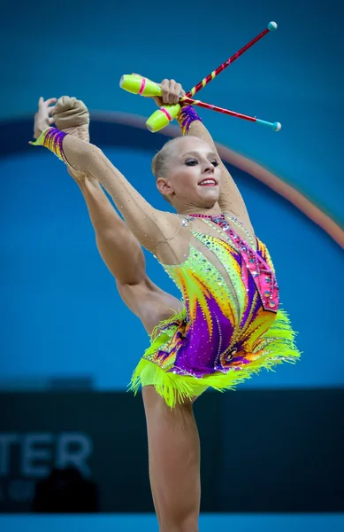 Campeonato mundial de ginástica rítmica — Fotografia de Stock