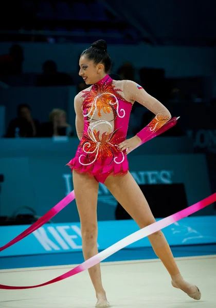 Чемпіонат світу з художньої гімнастики — стокове фото