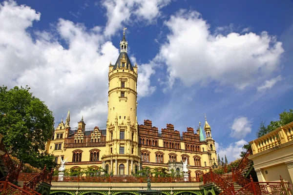 Zamek w Schwerinie (Schweriner Schloss), Niemcy — Zdjęcie stockowe