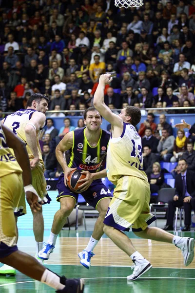 Turkish Airlines Euroleague partido Budivelnik vs Fenerbahce Ulker —  Fotos de Stock