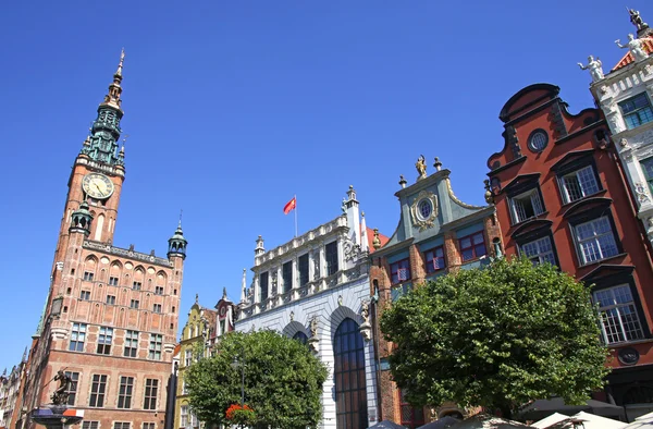 Gamla rådhuset i staden gdansk, Polen — Stockfoto