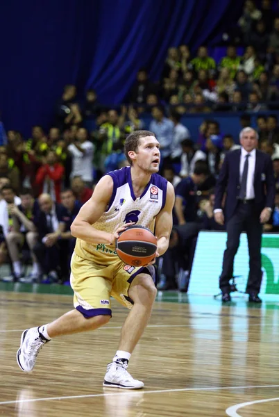 Turkish Airlines Euroleague game Budivelnik vs Fenerbahce Ulker — Stock Photo, Image