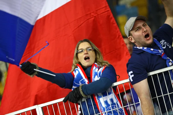 FIFA World Cup 2014 kwalifikator gry Ukraina vs Francja — Zdjęcie stockowe