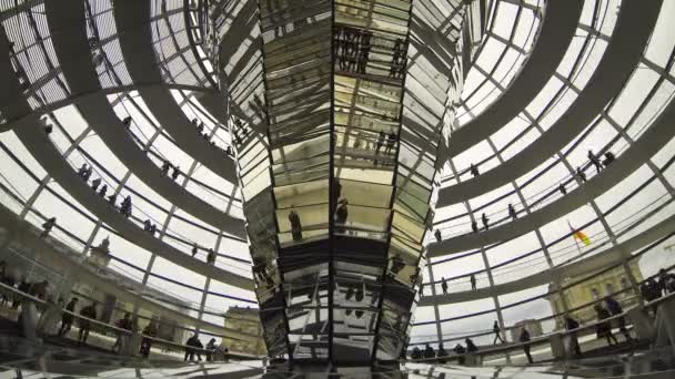 Edificio del Reichstag en Berlín, Parlamento alemán (Bundestag ) — Vídeo de stock