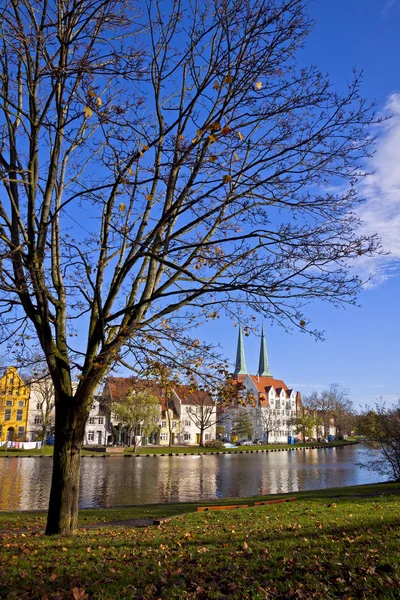 Město Lübeck, Německo — Stock fotografie