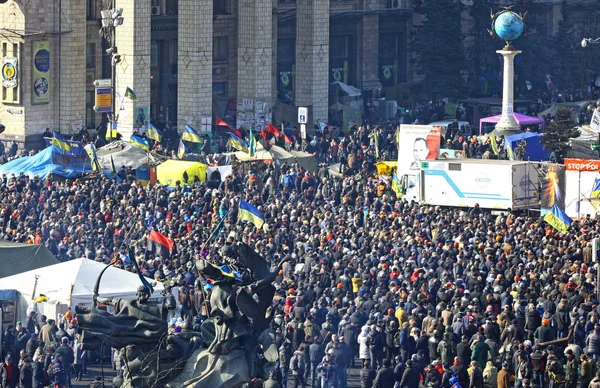 Protivládní protesty v Kyjevě, Ukrajina — Stock fotografie