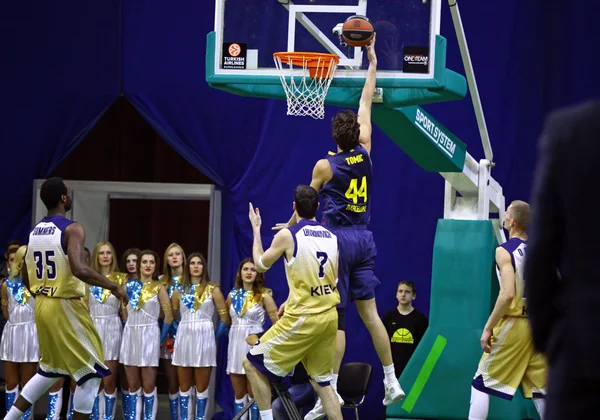 EuroLeague basketball spel Budivelnik Kyiv vs Fc Barcelona — Stockfoto