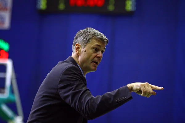 Ainars Bagatskis, head coach of Budivelnik Kyiv — Stock Photo, Image