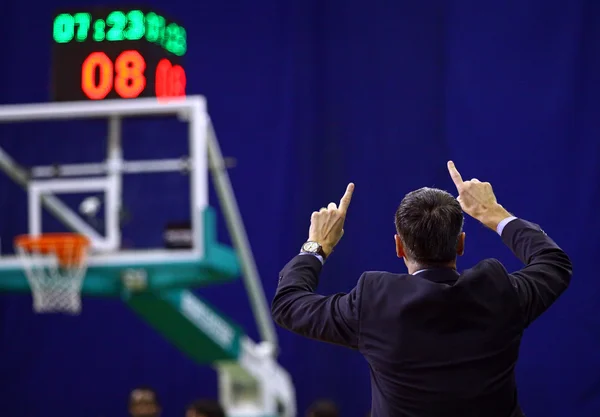 Ainars Bagatskis, head coach of Budivelnik Kyiv — Stock Photo, Image