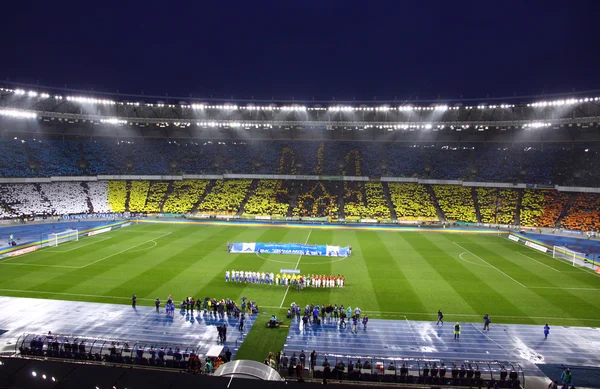 Panoramautsikt över Olympiastadion i Kiev — Stockfoto