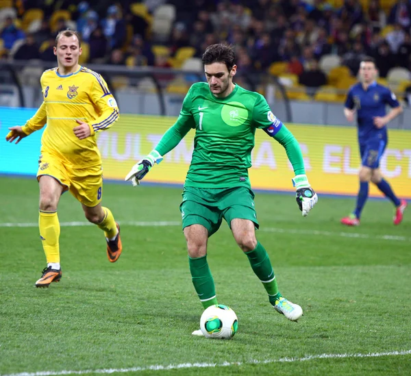 Copa do Mundo FIFA 2014 jogo de qualificação Ucrânia vs França — Fotografia de Stock