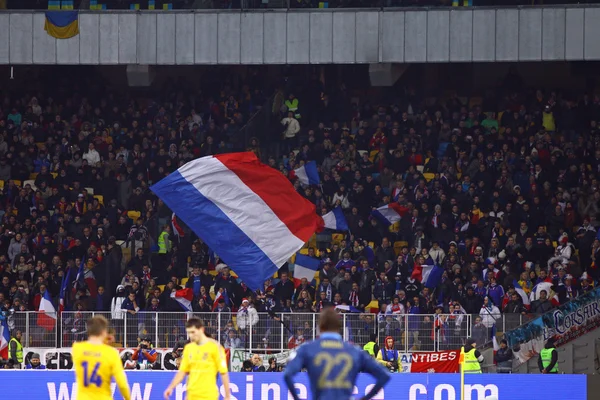 Coupe du Monde FIFA 2014 match de qualification Ukraine vs France — Photo